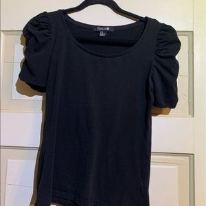 Stretchy black cute top